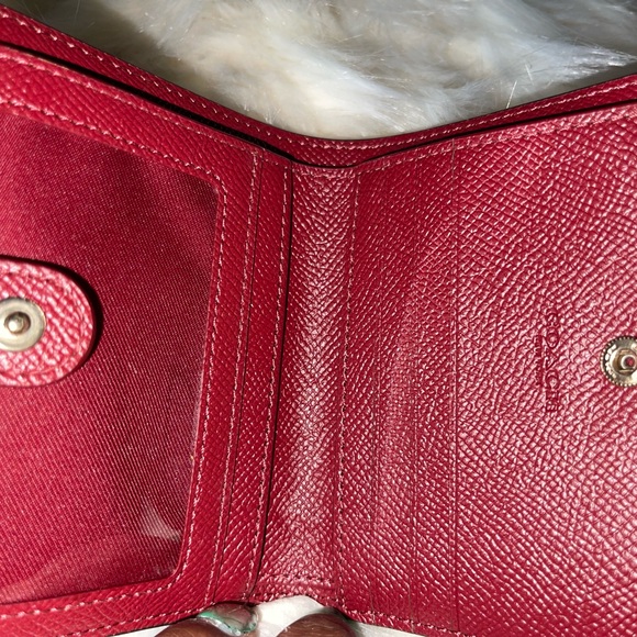 Coach Red Leather Wallet - Picture 8 of 8